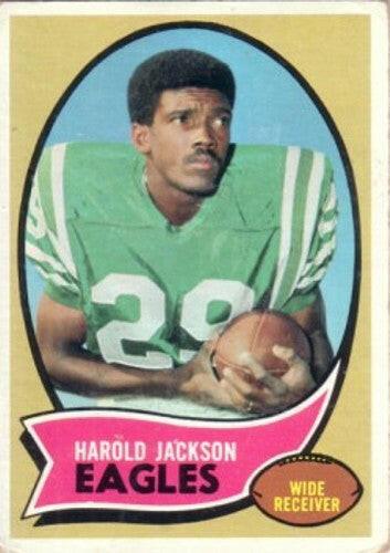 Harold Jackson Philadelphia Eagles 1970 Topps Rookie Card - AutographsForSale.com