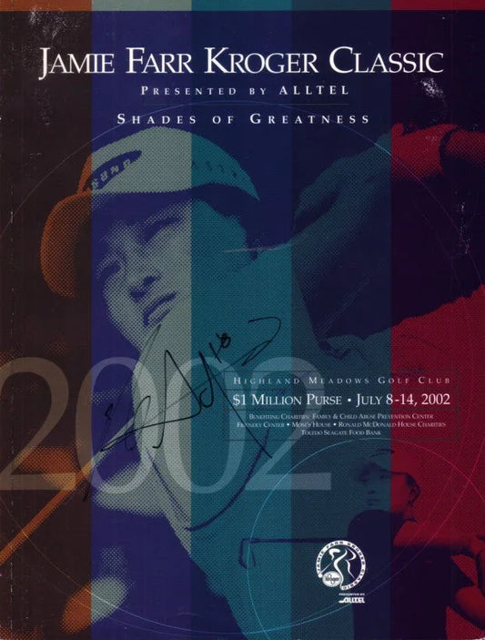 Se Ri Pak signed 2002 LPGA Jamie Farr Kroger Classic program - AutographsForSale.com