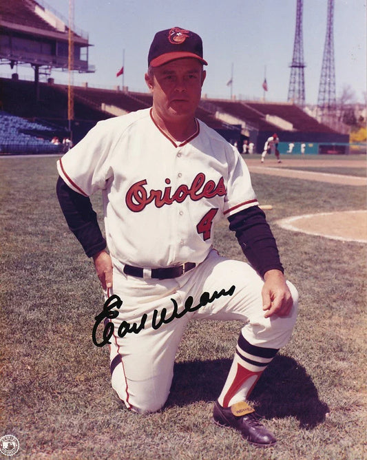 Earl Weaver autographed Baltimore Orioles 8x10 photo - AutographsForSale.com