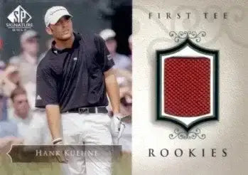 Hank Kuehne 2004 SP Signature golf 1st Tee Rookies tournament worn shirt card - AutographsForSale.com