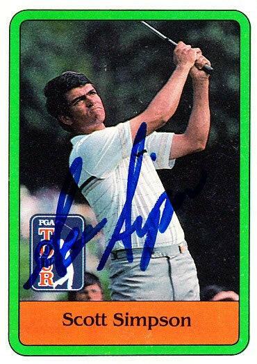 Scott Simpson autographed 1981 Donruss golf card - AutographsForSale.com