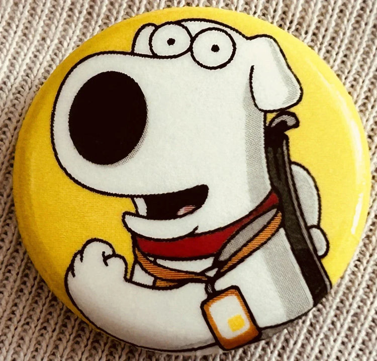 Family Guy Brian Griffin San Diego Comic-Con promo button or pin - AutographsForSale.com