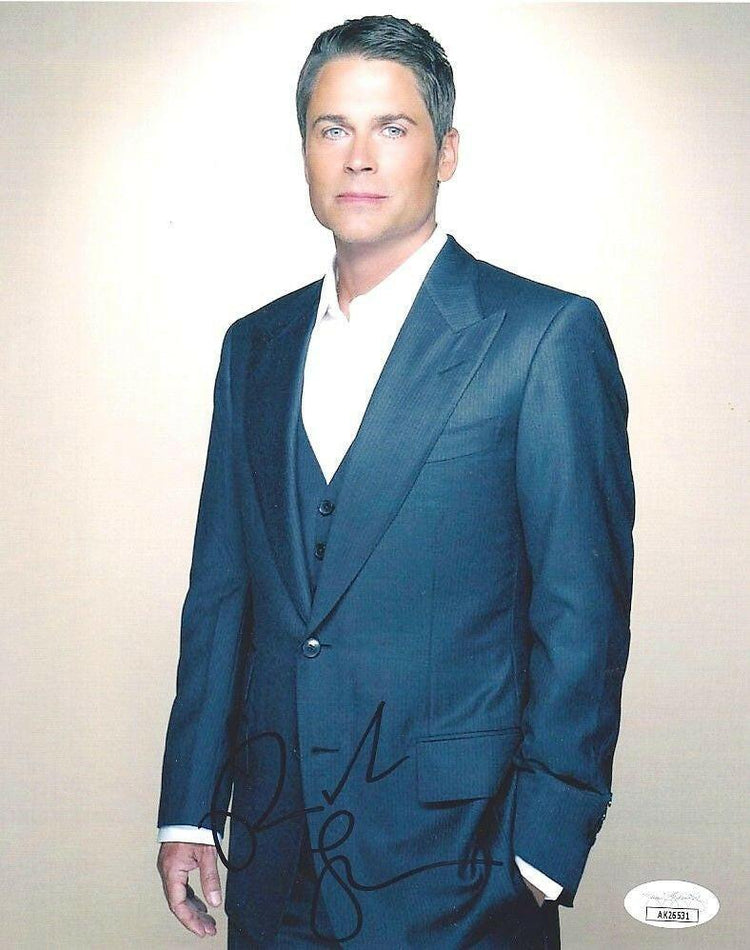Rob Lowe autographed West Wing 8x10 portrait photo JSA - AutographsForSale.com