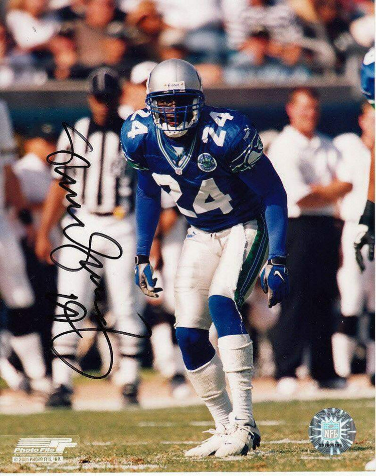 Shawn Springs autographed 8x10 Seattle Seahawks photo - AutographsForSale.com