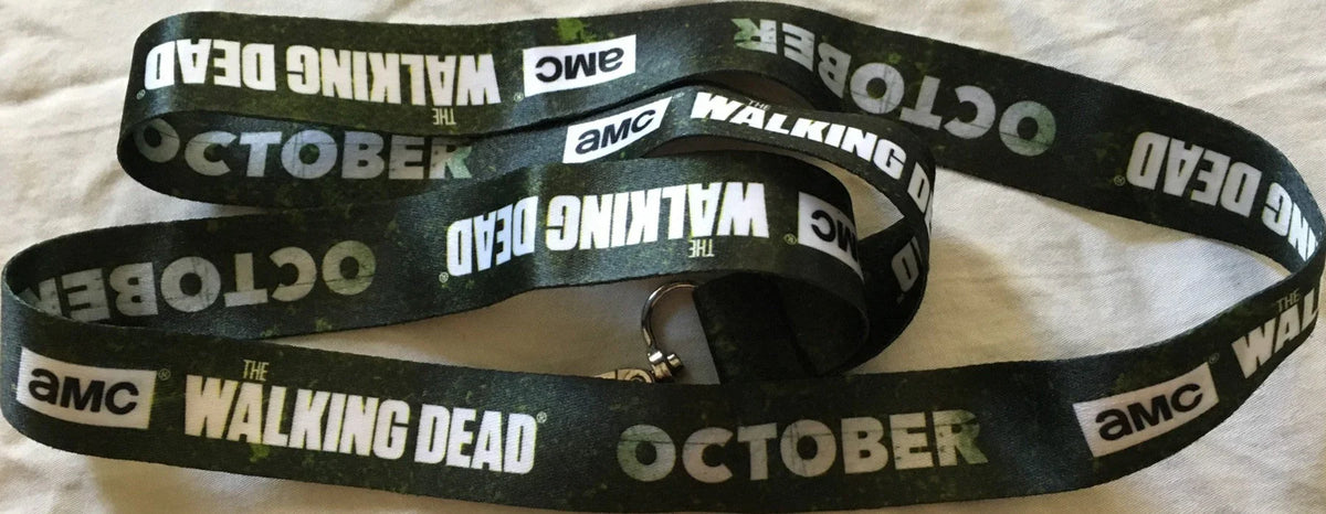 Walking Dead 2018 SDCC green cloth lanyard - AutographsForSale.com