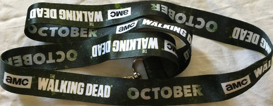 Walking Dead 2018 SDCC green cloth lanyard - AutographsForSale.com