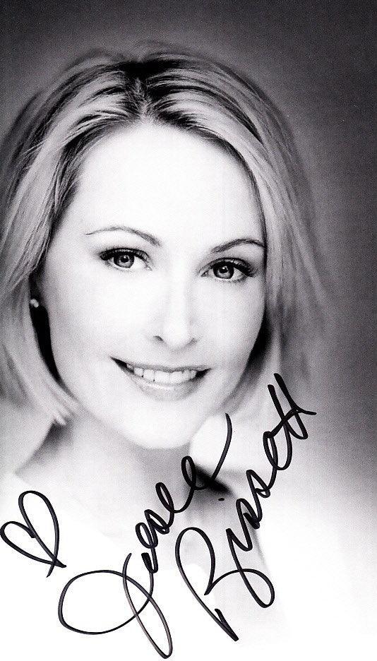 Josie Bissett signed 5x9 black & white photo Melrose Place - AutographsForSale.com