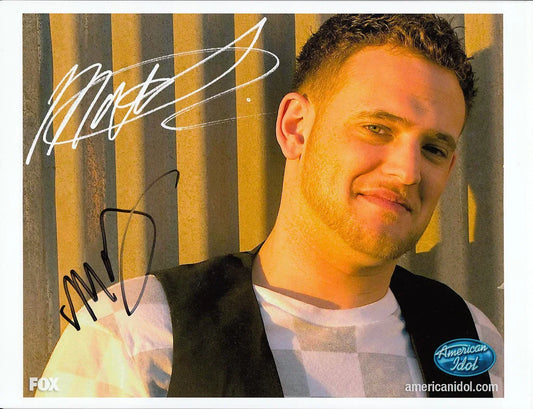 Matt Giraud autographed 2009 American Idol 8x10 photo - AutographsForSale.com