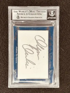 Ed Asner & Olympia Dukakis 2012 Leaf Cut Signature certified signed card 2/2 More Tales of City - AutographsForSale.com