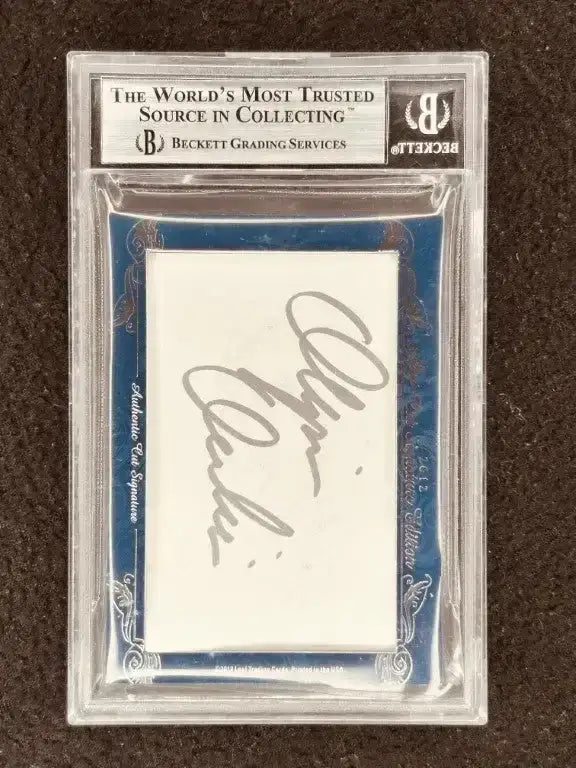 Ed Asner & Olympia Dukakis 2012 Leaf Cut Signature certified signed card 2/2 More Tales of City - AutographsForSale.com