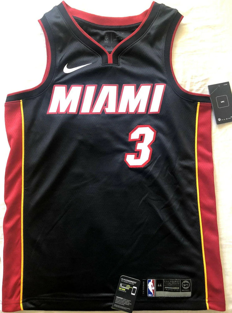 Dwyane Wade Miami Heat Nike black 2018-19 FINAL SEASON jersey NEW - AutographsForSale.com