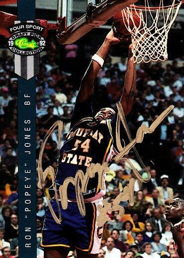 Popeye Jones signed Murray St Racers 1992 Classic 4-Sport card - AutographsForSale.com