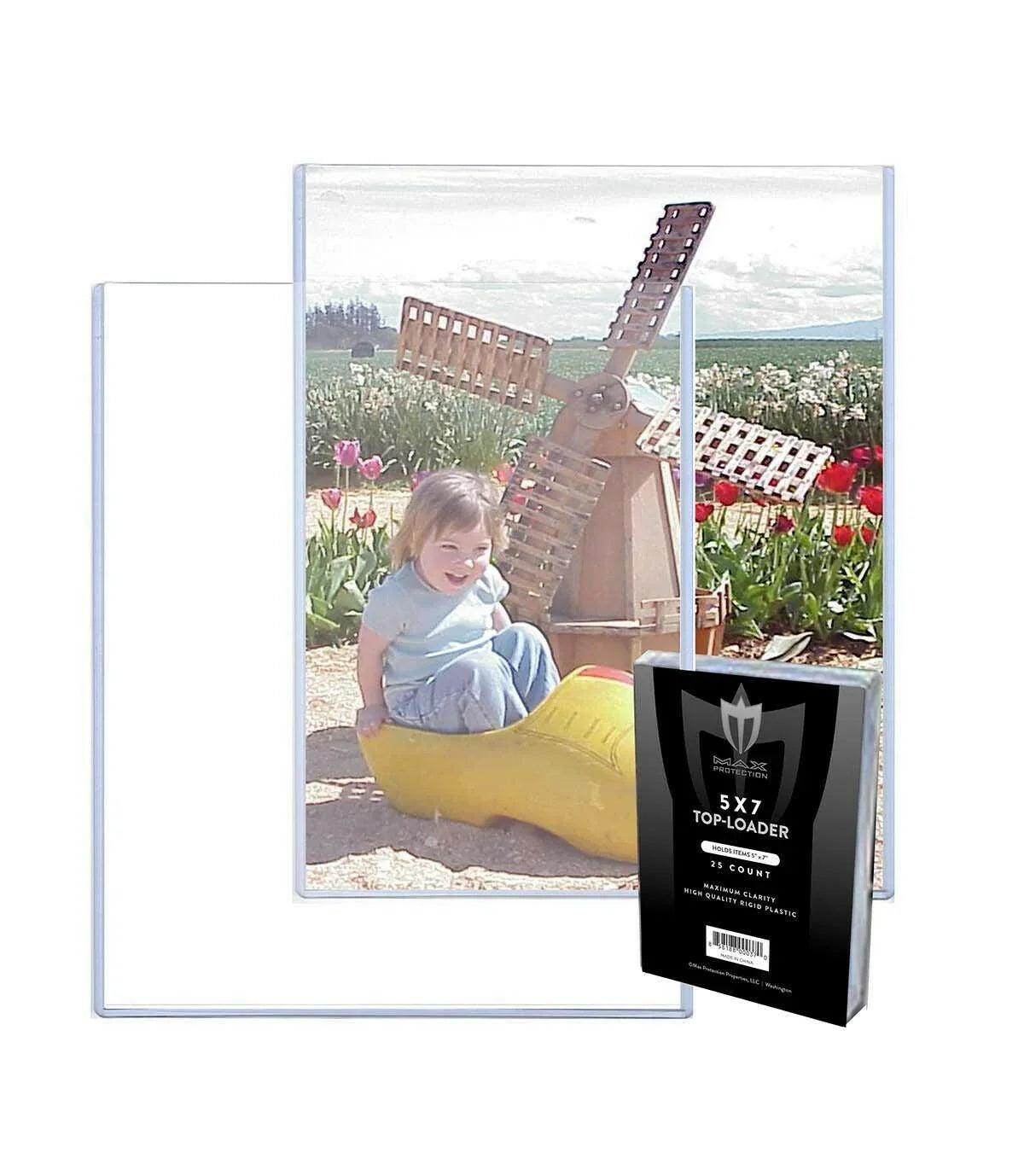 5x7 card or photo Topload plastic Display Holders Pack of 25 - AutographsForSale.com