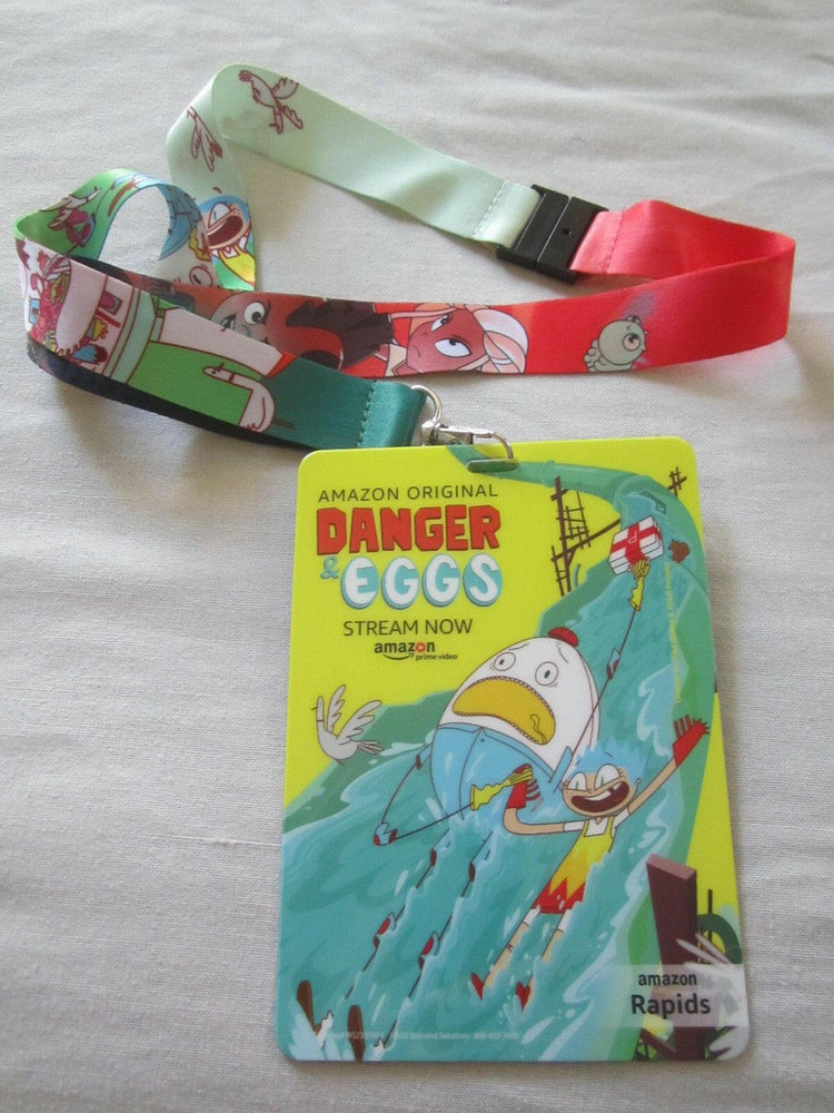 Danger & Eggs Niko & Sword of Light 2017 SDCC lanyard & badge - AutographsForSale.com