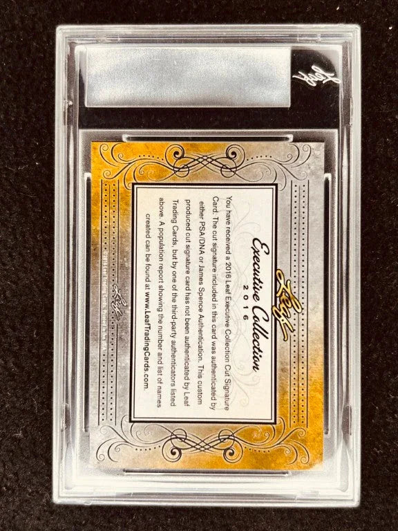 Jack Sharkey 2016 Leaf Masterpiece Cut Signature certified signed boxing card 1/1 JSA - AutographsForSale.com