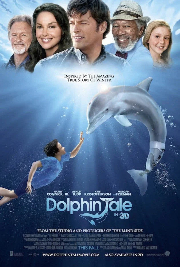 Dolphin Tale 2011 mini 11x17 movie poster - AutographsForSale.com