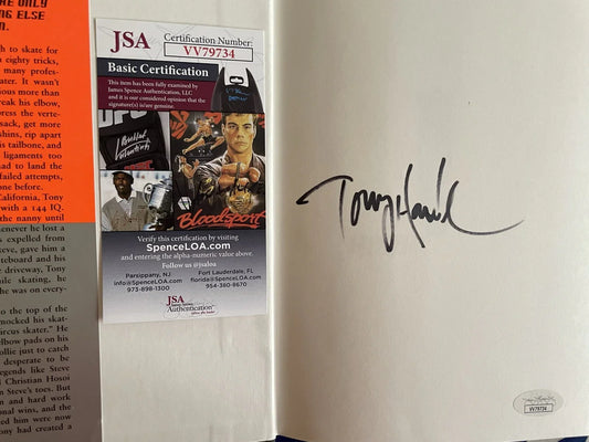 Tony Hawk autographed Occupation Skateboarder hardcover book JSA - AutographsForSale.com