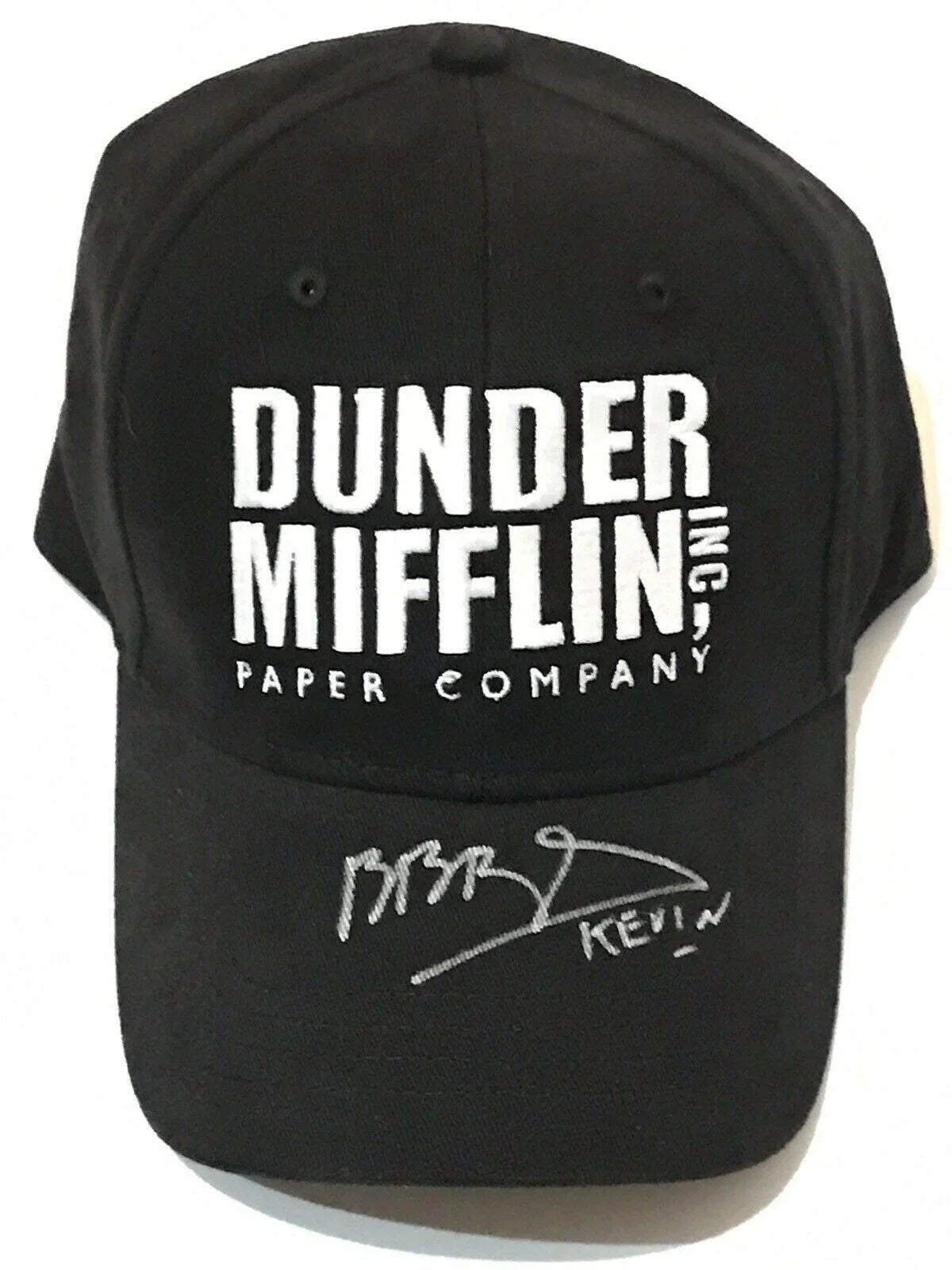 Brian Baumgartner signed Office Dunder Mifflin cap w/ Kevin JSA - AutographsForSale.com