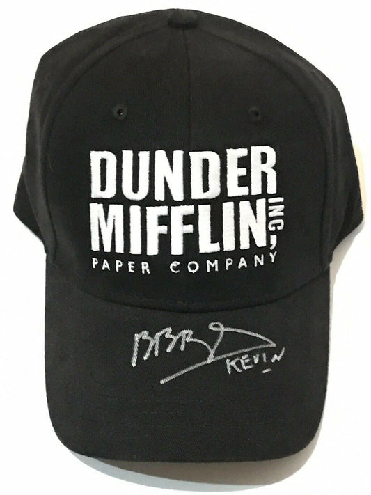 Brian Baumgartner signed Office Dunder Mifflin cap w/ Kevin JSA - AutographsForSale.com