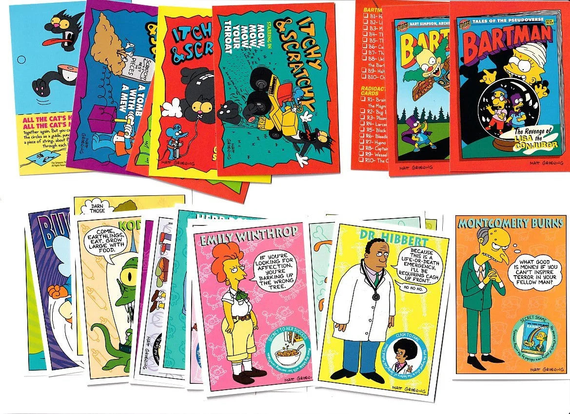 The Simpsons 1994 SkyBox Series 2 starter trading card set (21/80) - AutographsForSale.com