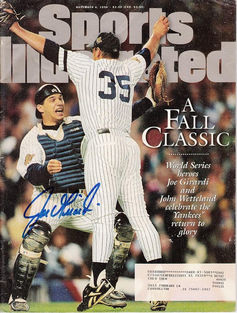 Joe Girardi signed NY Yankees 1996 World Series Champions Sports Illustrated - AutographsForSale.com