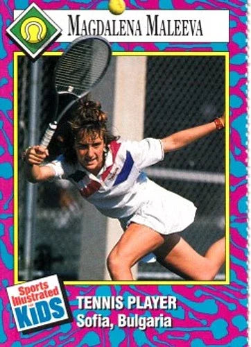 Magdalena Maleeva 1993 SI for Kids tennis Rookie Card - AutographsForSale.com