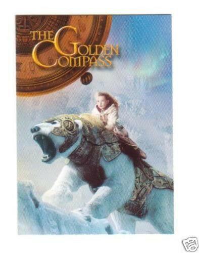Golden Compass Movie 2007 promo card Gc P1 Dakota Blue Richards - AutographsForSale.com