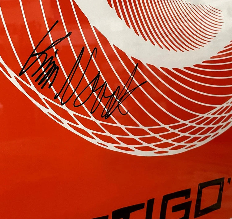 Kim Novak signed Vertigo full size 1996 movie poster framed JSA - AutographsForSale.com