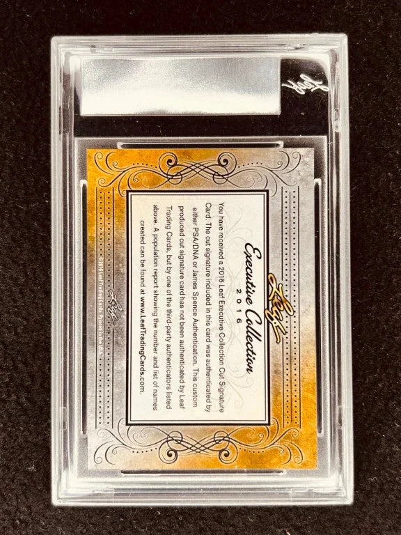 Rick Mears 2016 Leaf Masterpiece Cut Signature certified signed racing card 1/1 JSA - AutographsForSale.com