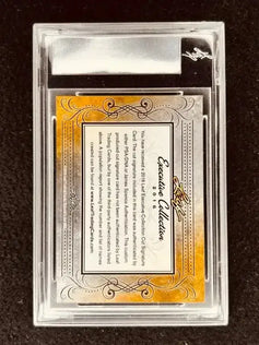 Rick Mears 2016 Leaf Masterpiece Cut Signature certified signed racing card 1/1 JSA - AutographsForSale.com