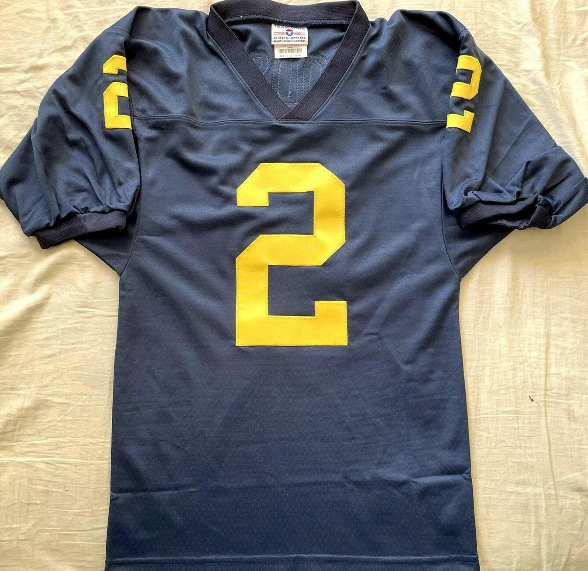 Charles Woodson Michigan Wolverines blue regular cut jersey - AutographsForSale.com