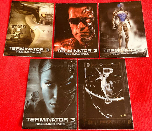 Terminator 3 Rise of the Machines movie 2003 Comic Images foil insert set - AutographsForSale.com