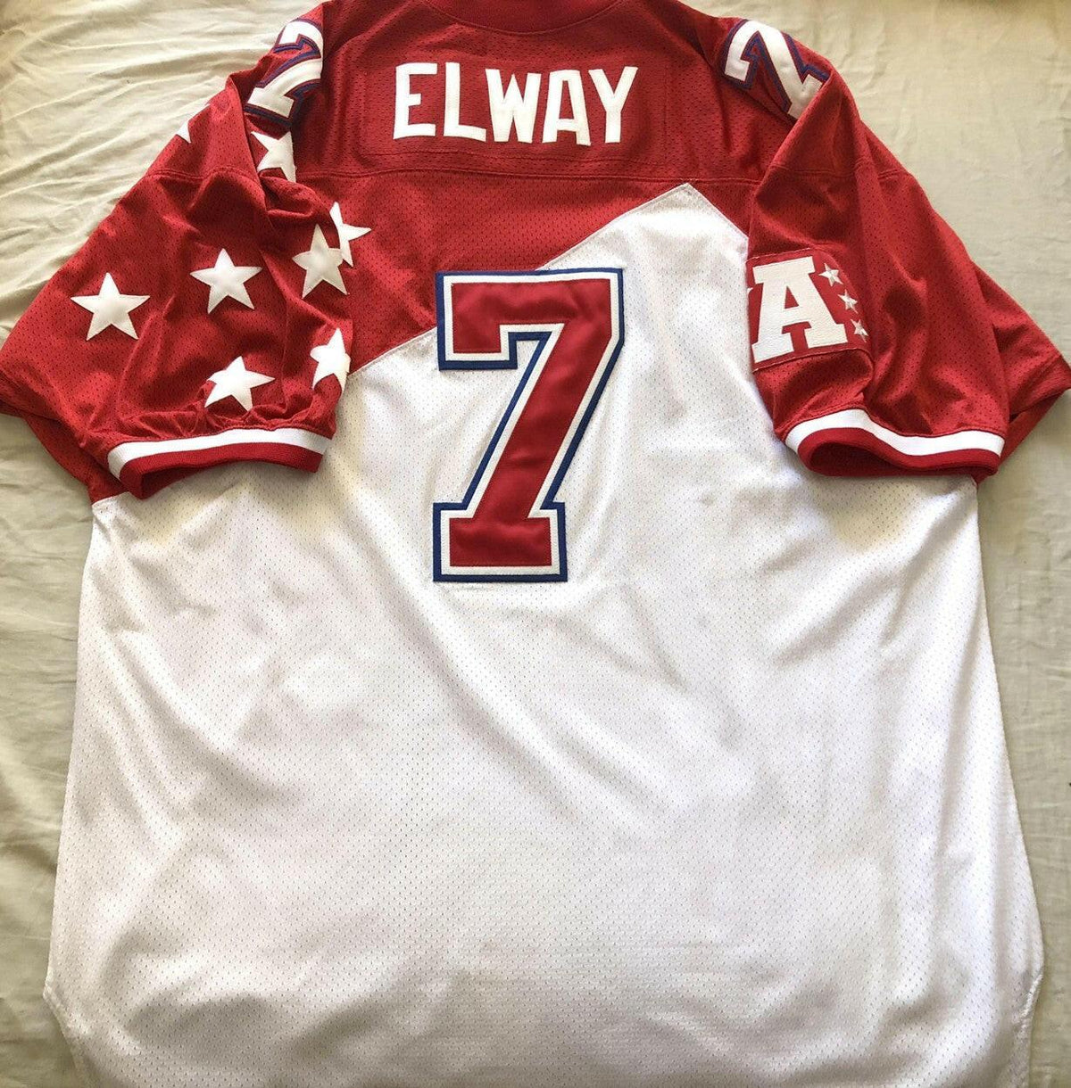 John Elway 1995 AFC Pro Bowl Mitchell & Ness jersey Denver Broncos - AutographsForSale.com