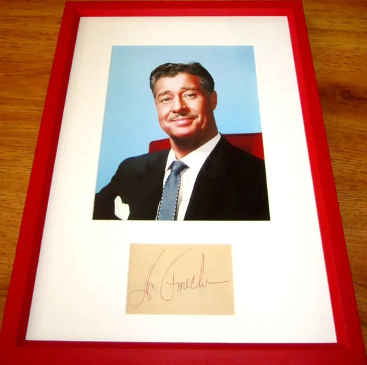 Don Ameche autograph framed 8x10 photo JSA Trading Places - AutographsForSale.com