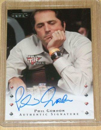 Phil Gordon certified autograph 2010 Razor poker card - AutographsForSale.com