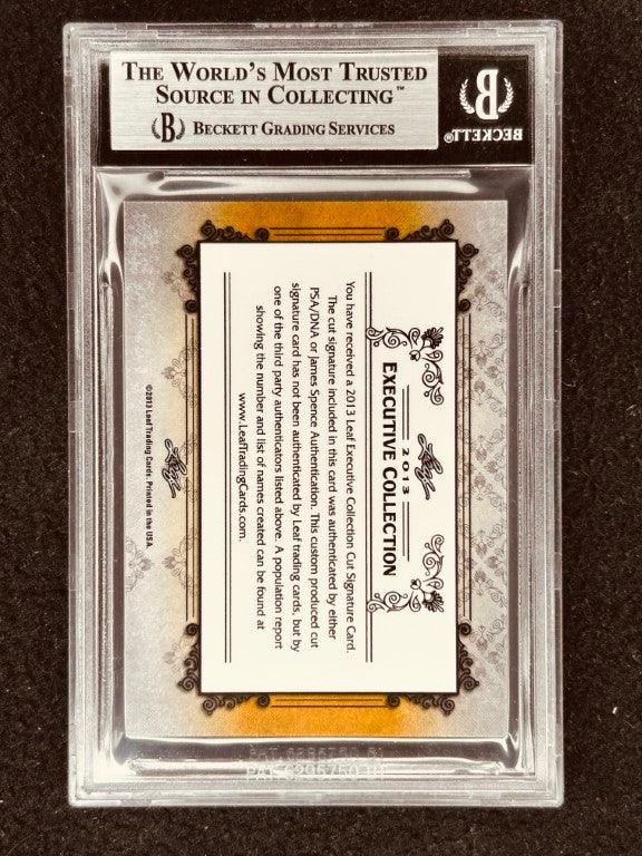 Dale Hawerchuk 2013 Leaf Masterpiece Cut Signature certified signed card 1/1 JSA Winnipeg Jets - AutographsForSale.com