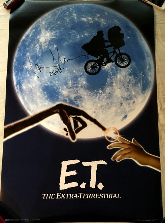 Henry Thomas autographed E.T. 24x36 movie poster inscribed Elliott (JSA) - AutographsForSale.com