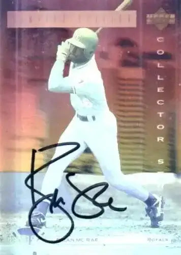 Brian McRae signed KC Royals 1992 Upper Deck Dennys Hologram card - AutographsForSale.com