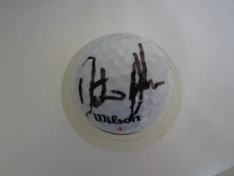 Dustin Johnson autographed golf ball JSA - AutographsForSale.com