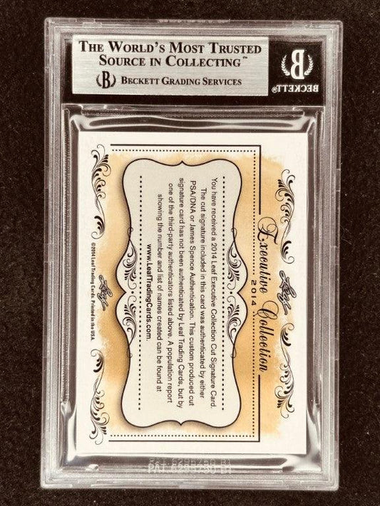 Garry Trudeau 2014 Leaf Masterpiece Cut Signature certified autograph card 1/1 JSA Doonesbury - AutographsForSale.com