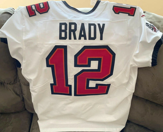 Tom Brady Tampa Bay Buccaneers 2020 authentic Nike Elite white game model jersey NEW WITH TAGS - AutographsForSale.com