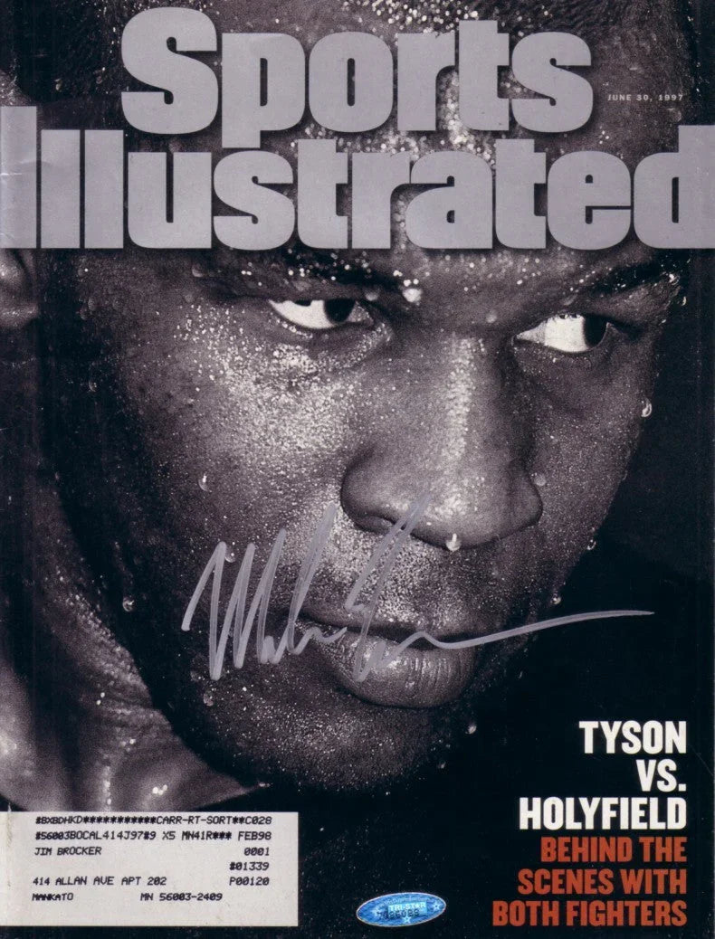 Mike Tyson signed 1997 Sports Illustrated magazine (TriStar) - AutographsForSale.com