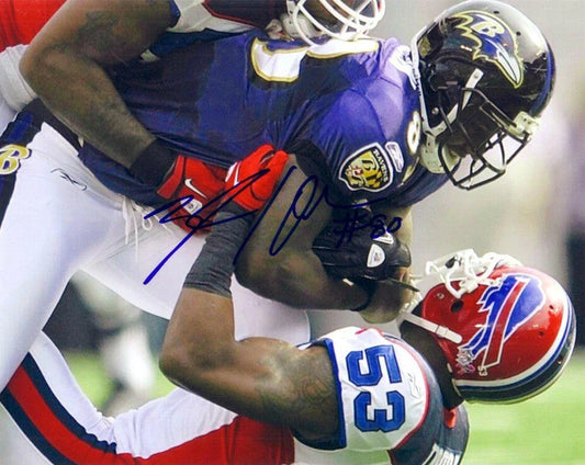 Ed Dickson autographed Baltimore Ravens 8x10 photo - AutographsForSale.com