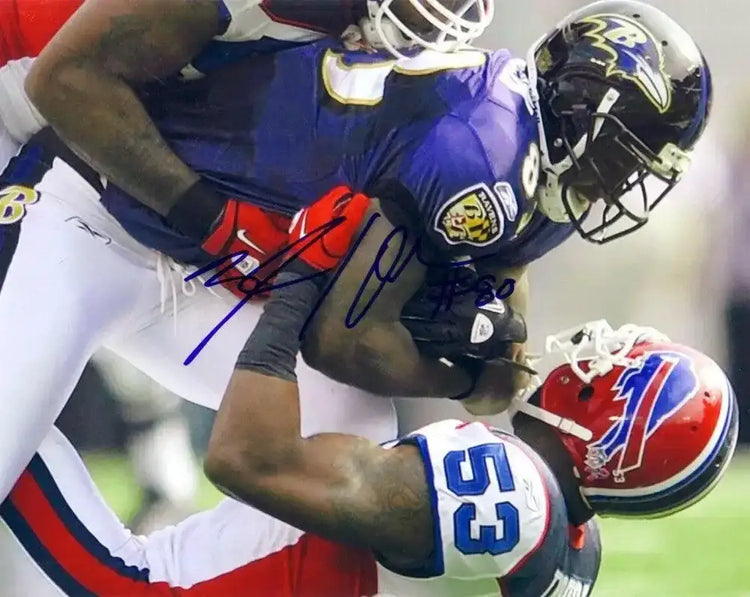 Ed Dickson autographed Baltimore Ravens 8x10 photo - AutographsForSale.com