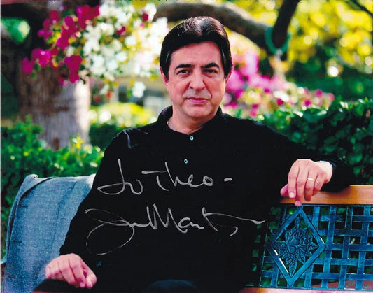 Joe Mantegna autographed 8x10 color photo (To Theo) - AutographsForSale.com