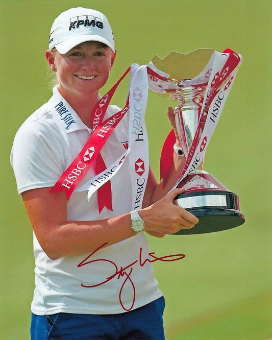 Stacy Lewis signed 2013 LPGA HSBC Women’s Champions 8x10 photo - AutographsForSale.com