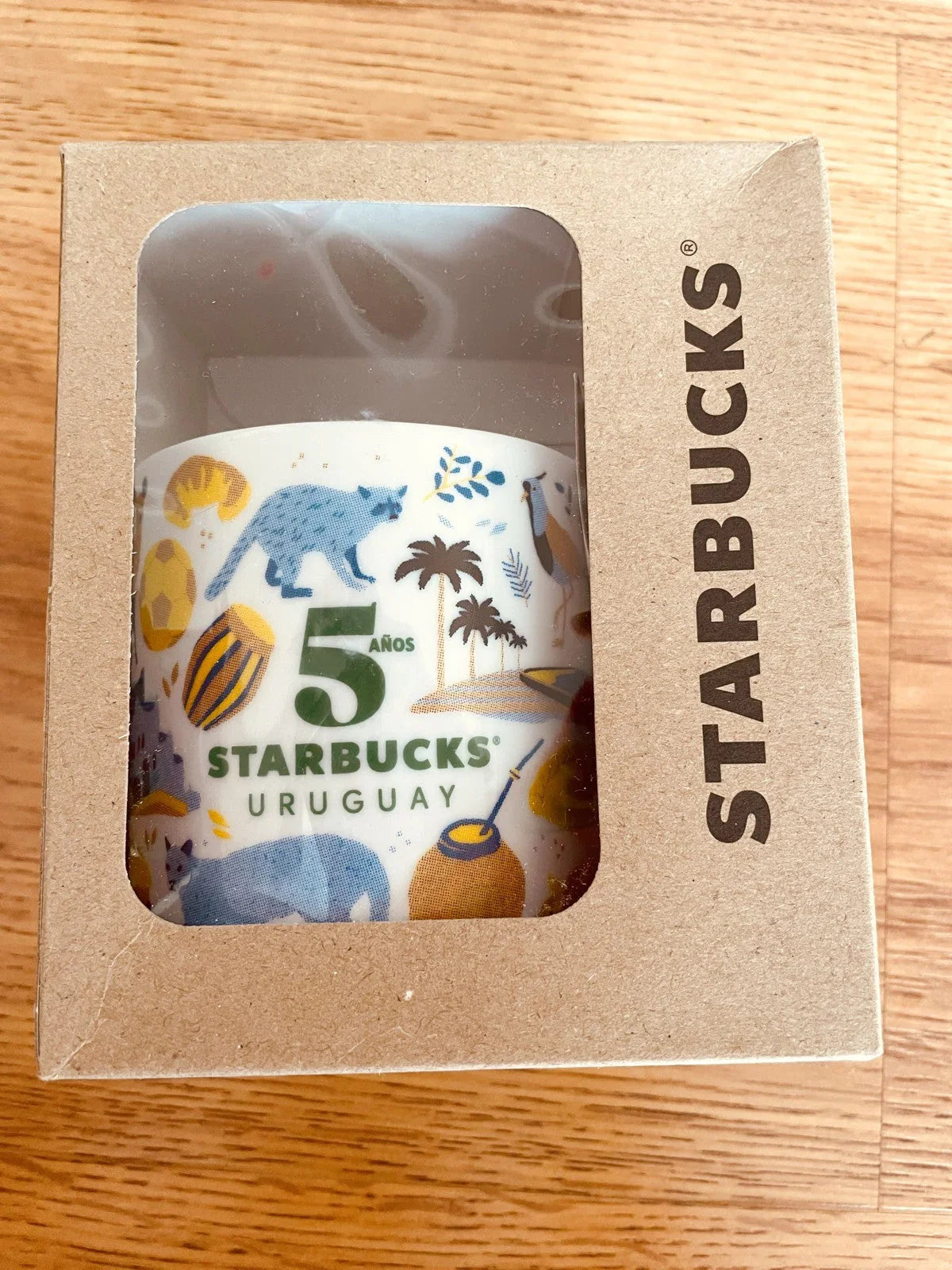 Starbucks 5 Years in Uruguay 2023 14 ounce collector coffee mug NEW - AutographsForSale.com