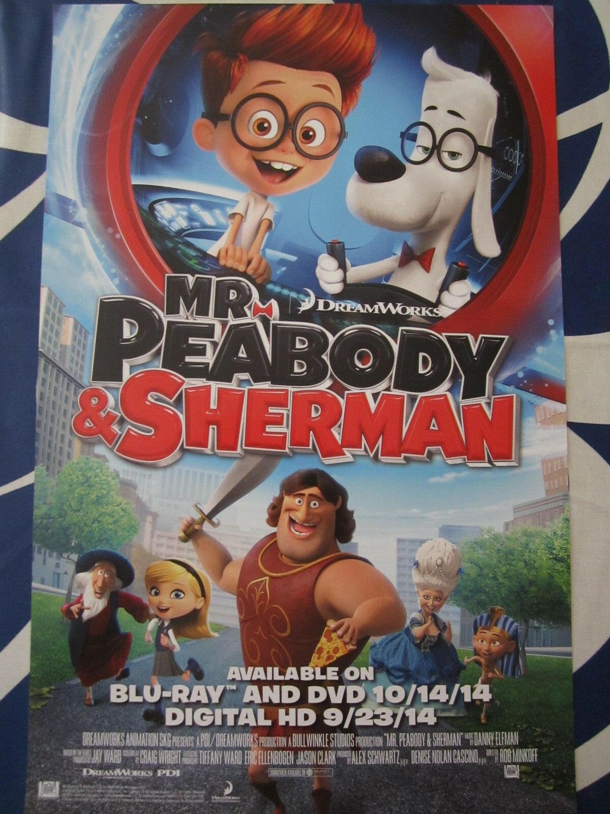 Mr Peabody & Sherman 2014 mini DreamWorks movie poster - AutographsForSale.com