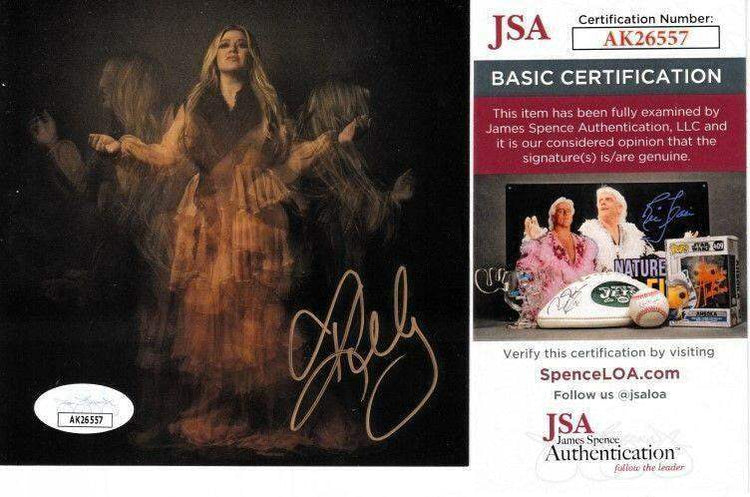 Kelly Clarkson autographed Chemistry CD insert photo JSA - AutographsForSale.com
