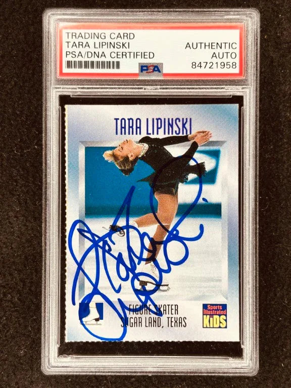 Tara Lipinski signed 1997 SI for Kids skating RC PSA/DNA - AutographsForSale.com